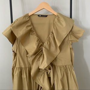 Zara ruffle dress